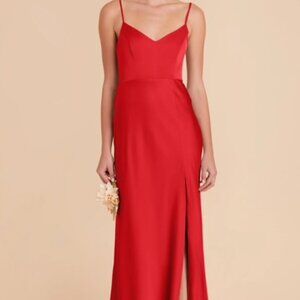 Birdy Grey Jay Matte Satin Dress - Ruby Red